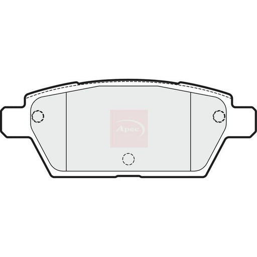 Apec Rear Brake Pad Set PAD1802