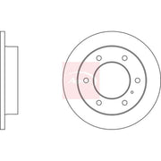 Apec 2 x Solid Rear Brake Discs DSK3440