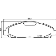Mintex Front Brake Pad Set MDB4000