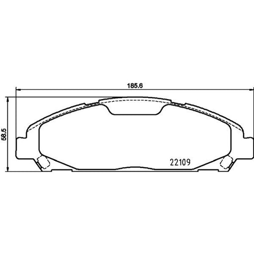 Mintex Front Brake Pad Set MDB4000