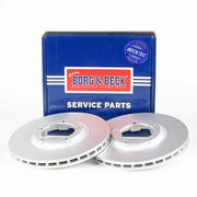 Borg & Beck 2 x Front Brake Discs BBD4303