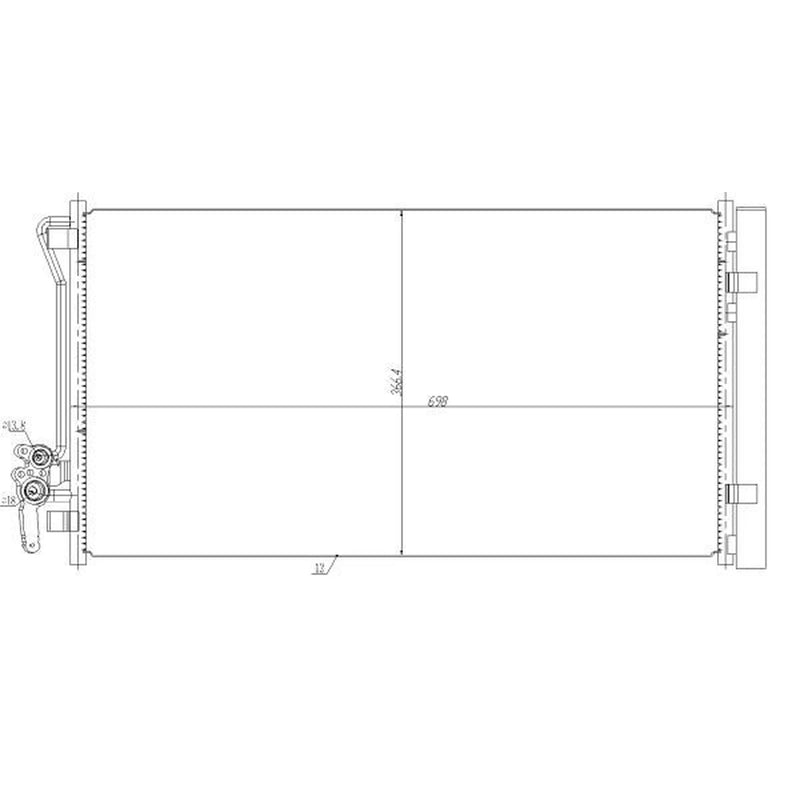 NRF Air Conditioning Condenser 350479