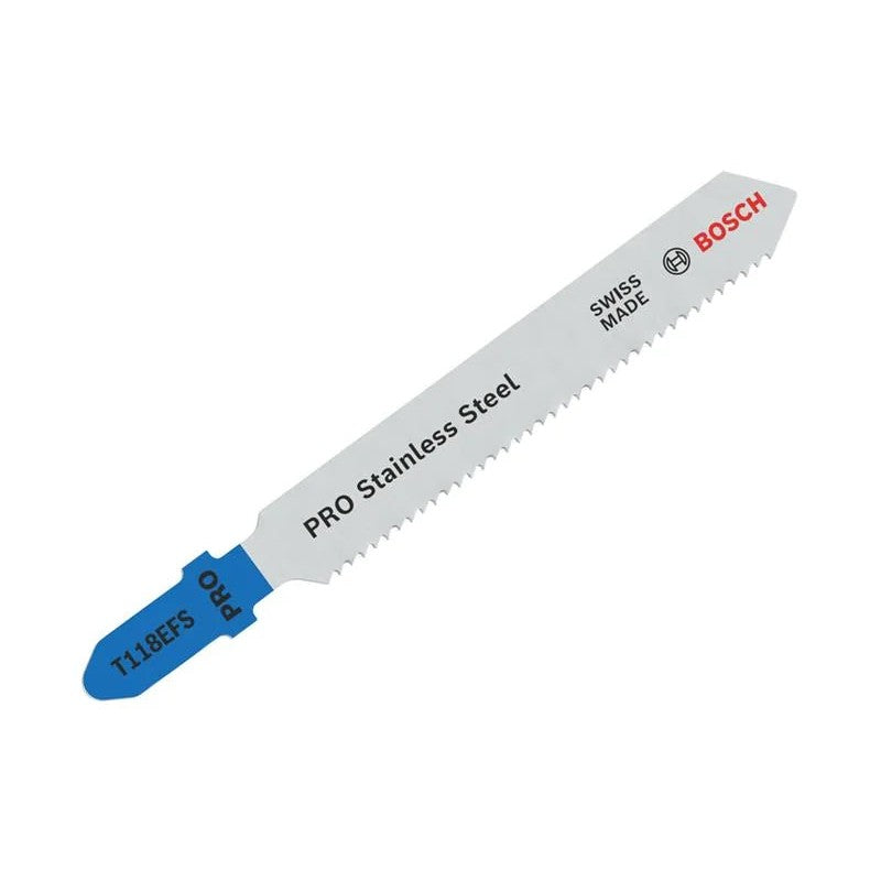 Bosch Powertool Accessories PRO Stainless Steel T118EFS Jigsaw Blade 83mm Pack