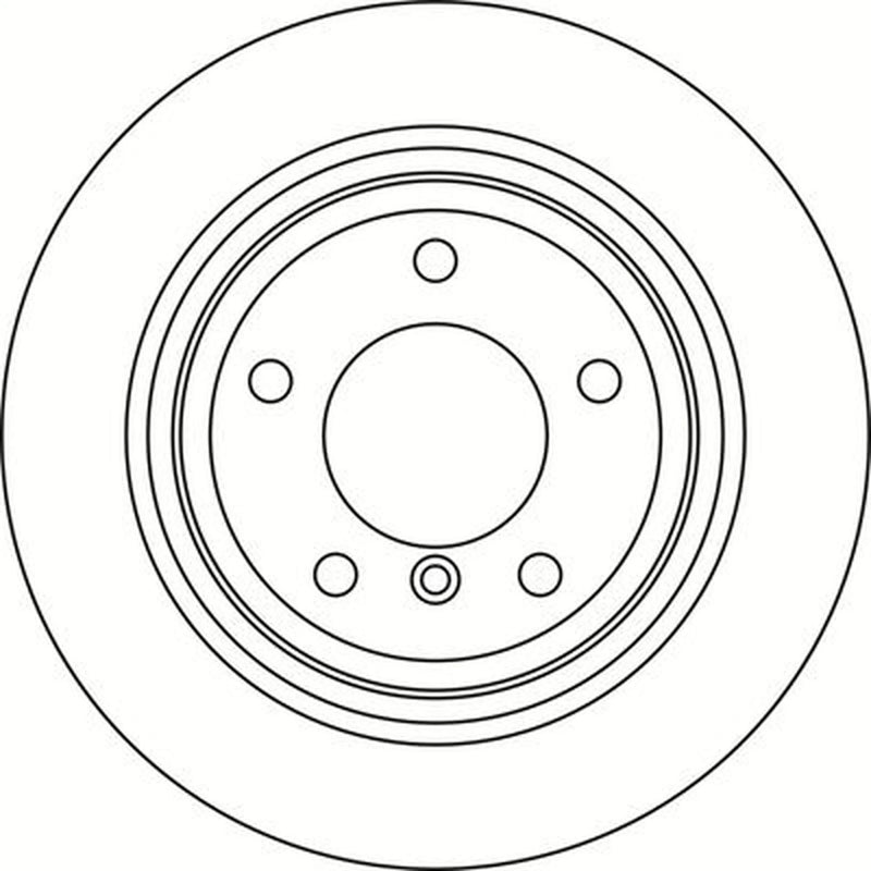 Abtex 2 x Vented Rear Brake Discs BD1934V