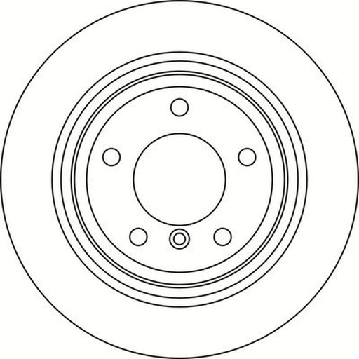 Abtex 2 x Vented Rear Brake Discs BD1934V