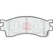 Apec Front Brake Pad Set PAD1100