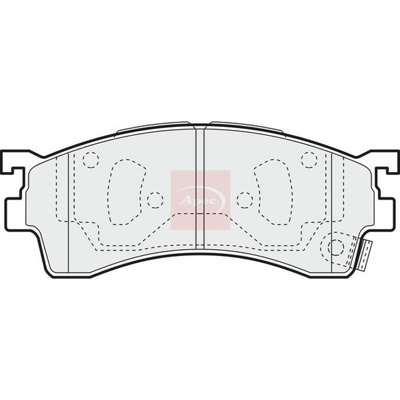 Apec Front Brake Pad Set PAD1100