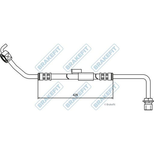 Apec Brake Hydraulic Hose Line Front Right BHO4030