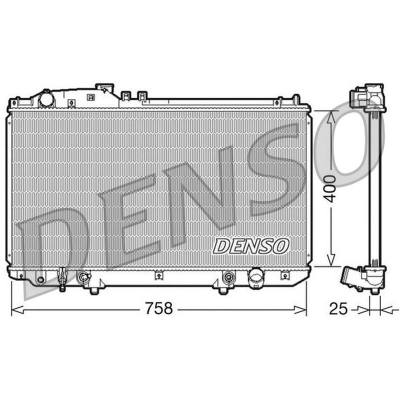 Denso Engine Radiator DRM51006