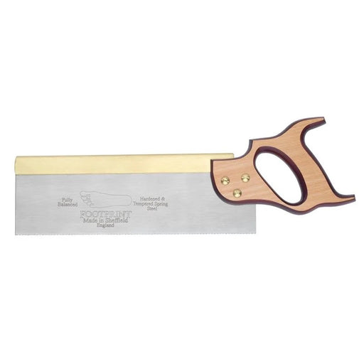 Footprint 256 Brass Back Tenon Saw 250mm (10in) 15 TPI - 12455