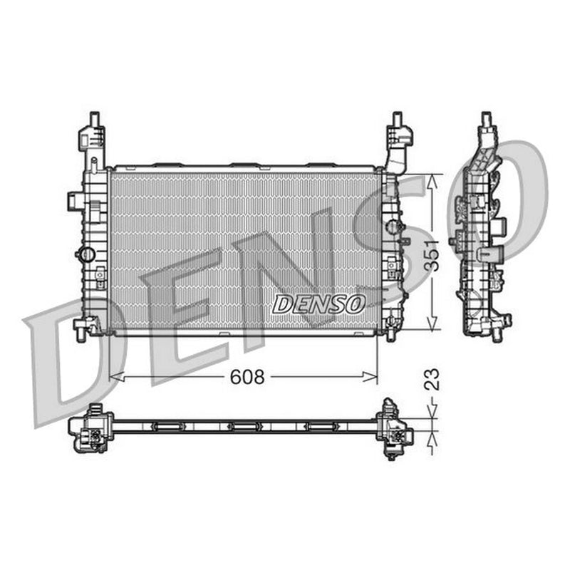 Denso Engine Radiator DRM20092