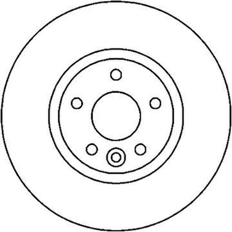 Abtex 2 x Vented Front Brake Discs BD1369V