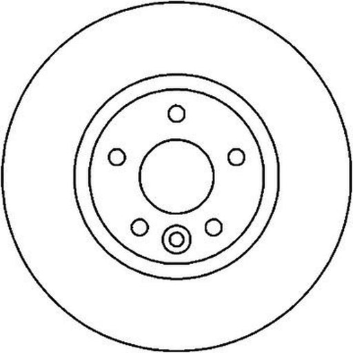 Abtex 2 x Vented Front Brake Discs BD1369V