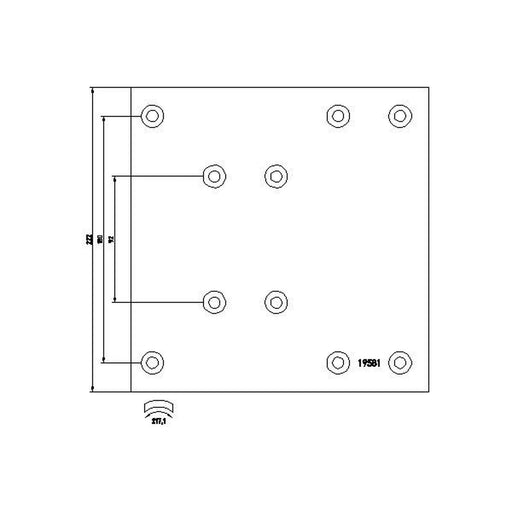Textar Textar Cv Brake Lining Set 1958102