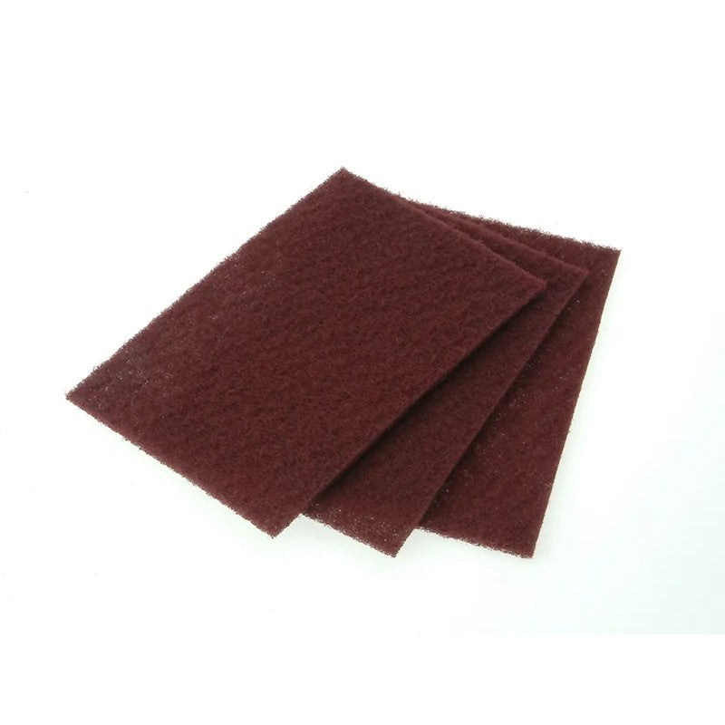 Faithfull Hand Pad Maroon Very Fine 230 x 150mm (10) - FAIAHPMAROON