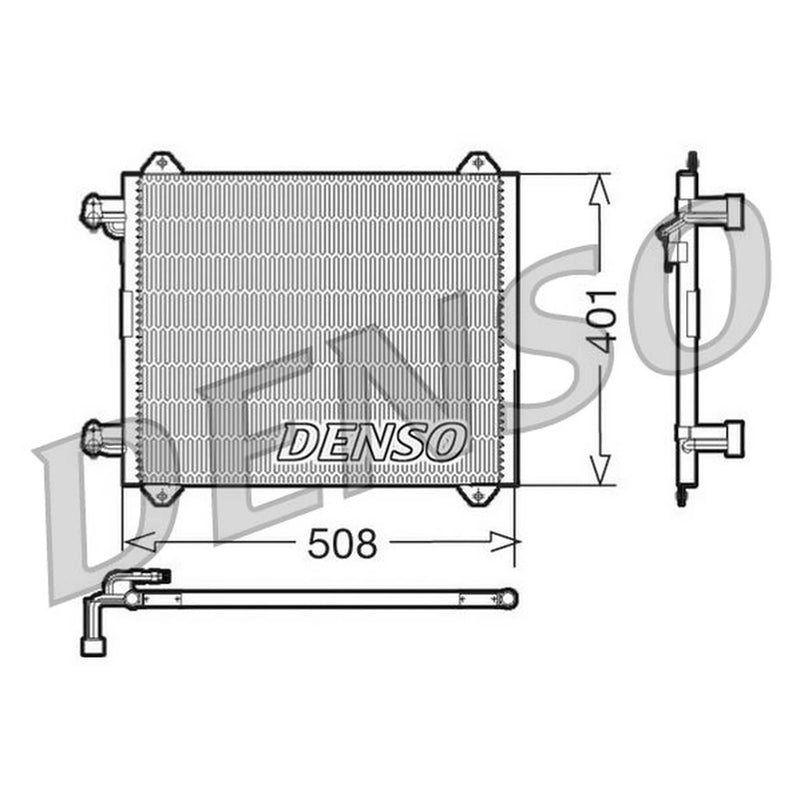 Denso Air Conditioning Condenser DCN02009