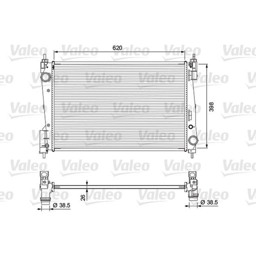 Valeo Engine Radiator 701717