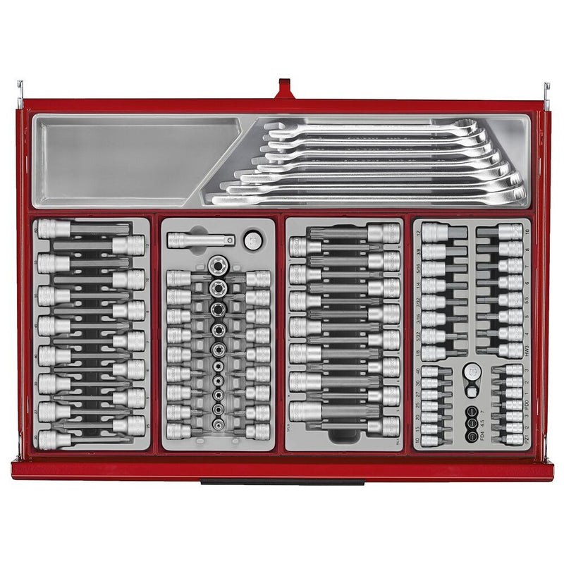 Teng Tools Mobile Tool Kit 1034 Pieces Red TKS26R1034T
