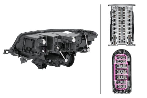 Hella 1ZX 012 669-421 Headlight