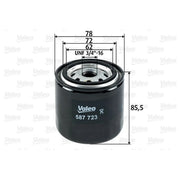 Valeo Fuel Filter Element 587723