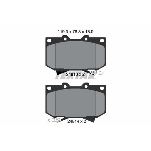 Textar Brake Pad Set 2481301