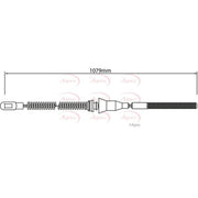 Apec Handbrake Cable Right Rear CAB1465