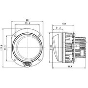 Hella Front Right Fog Light LED 1N0 011 988-061