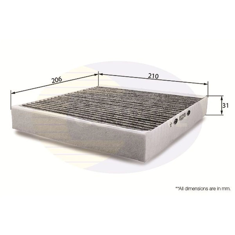 Comline Cabin Air Filter (Pollen Filter) EKF192A