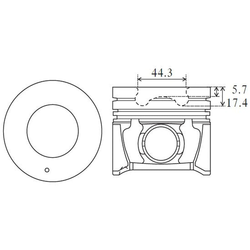 FAI Piston Cylinder Bore = PK29-050