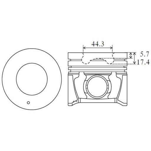 FAI Piston Cylinder Bore = PK29-050