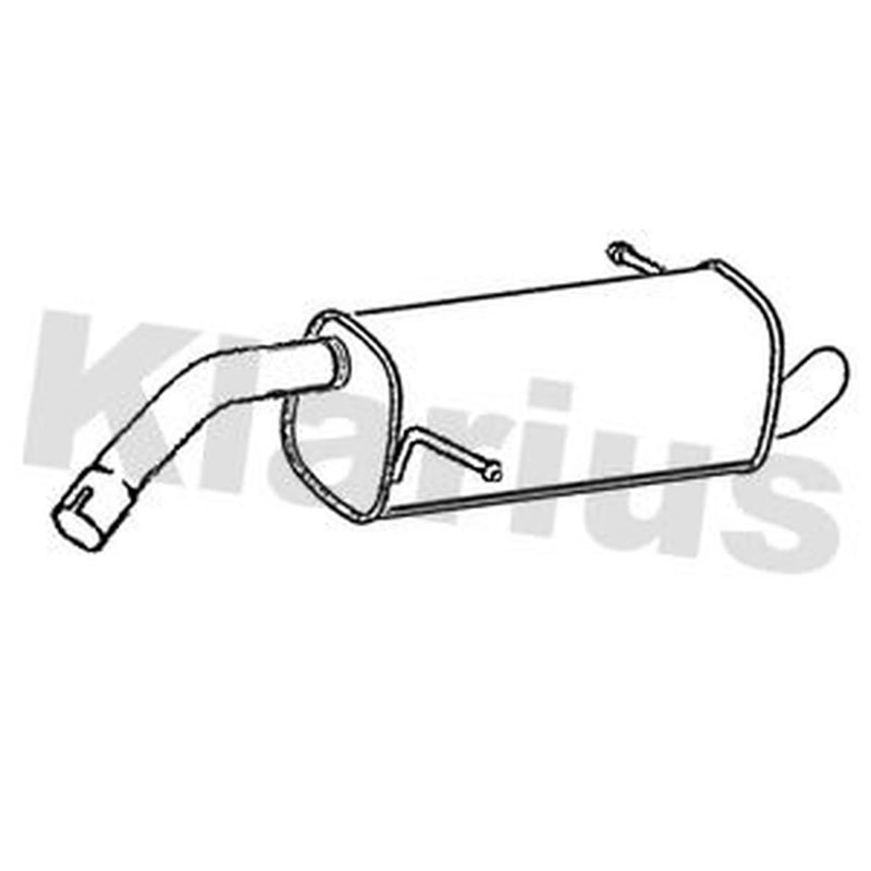 Klarius Box With Tail Pipe Rear FE1424W