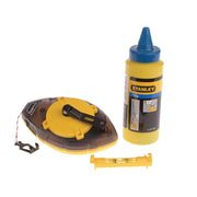 STANLEY® Hand Tools Power Winder Chalk Line 30m, Chalk & Level - 0-47-465