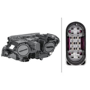 Hella Headlight Headlamp H7/H7 Right 1EG 012 076-061