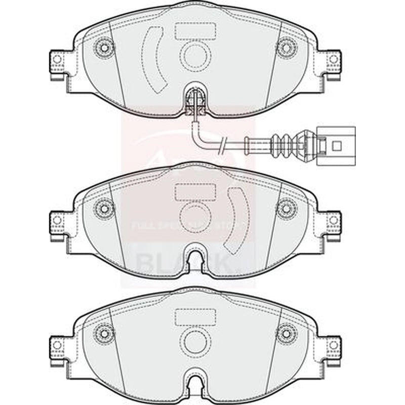 Apec Front Brake Pad Set PAD1902B