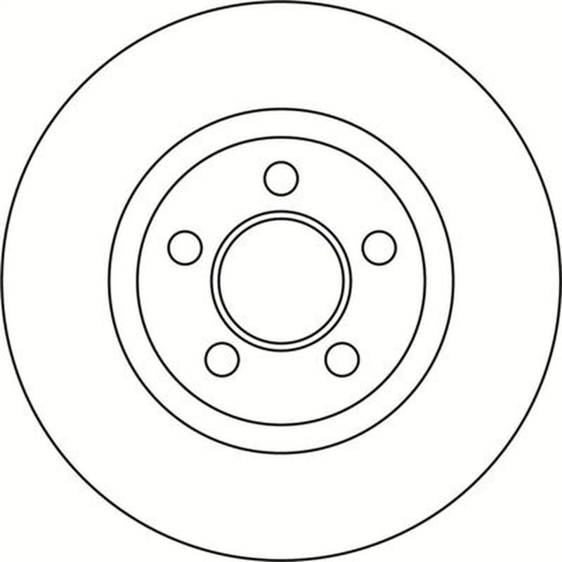 Abtex 2 x Vented Front Brake Discs BD2145V