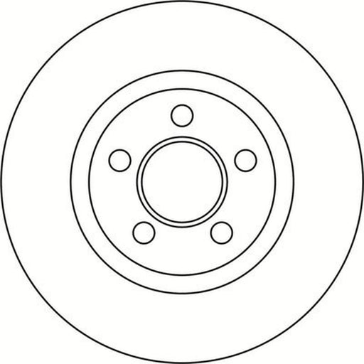 Abtex 2 x Vented Front Brake Discs BD2145V