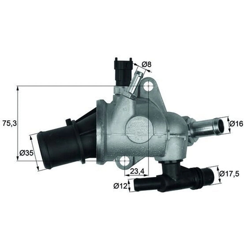 Mahle Thermostat,Coolant TI 142 83