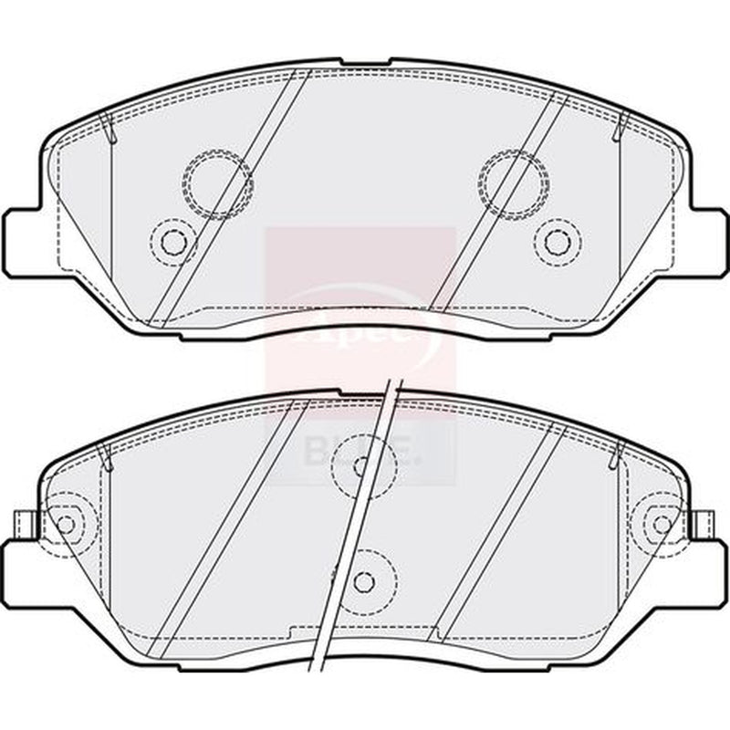 Apec Front Brake Pad Set PD3222