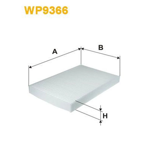 WIX Cabin Air Filter (Pollen Filter) WP9366