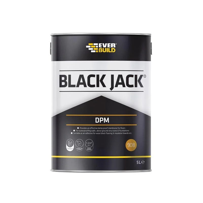 Everbuild Sika Black Jack® 908 D.P.M. 5 litre - 852663 lifting
