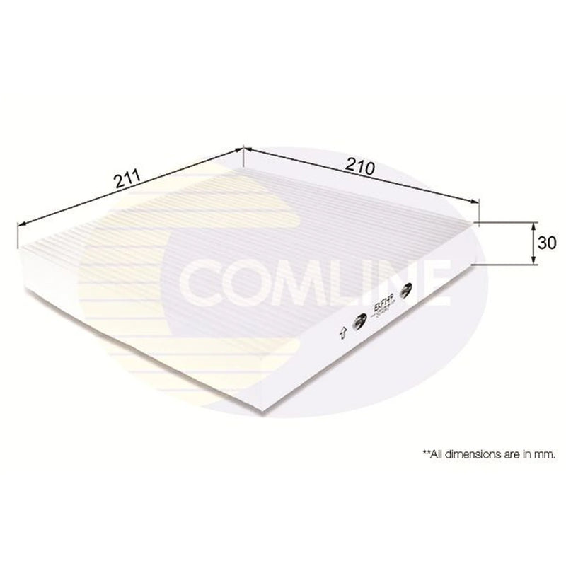 Comline Cabin Air Filter (Pollen Filter) EKF149