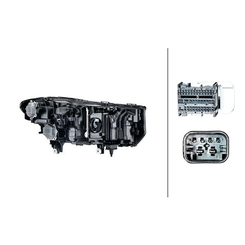 Hella Headlight Headlamp LED Left 1LX 015 450-531