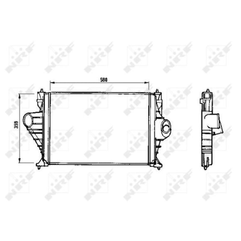 NRF Intercooler (Charge Air Cooler) 30843