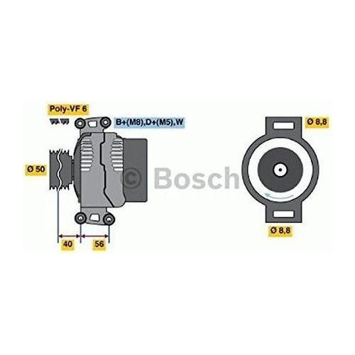 Bosch Reman Alternator (Hgv) 4252 0986042520 Bosch  - Town Parts