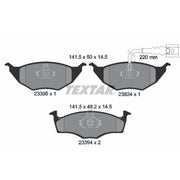 Textar Front Brake Pad Set 2339502