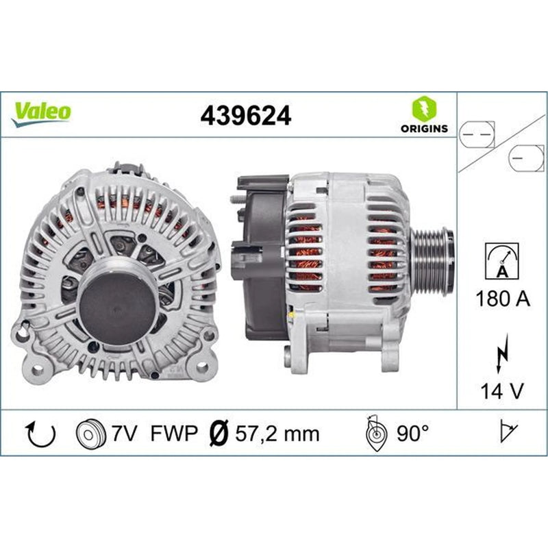 Valeo Car Alternator 12V 439624