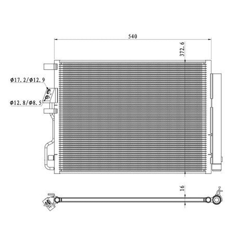 NRF Air Conditioning Condenser 350501