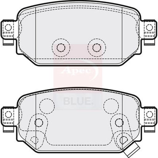 Apec Rear Brake Pad Set PD3852