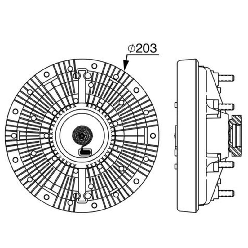 Mahle Radiator Fan Clutch CFC 249 000P
