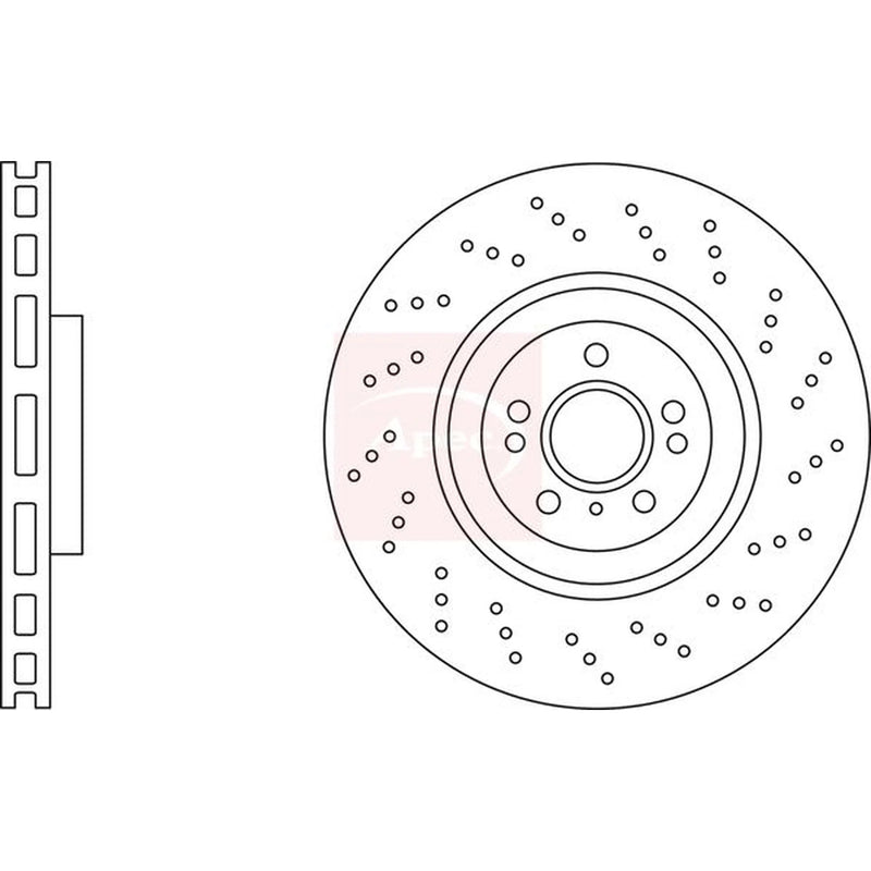 Apec / Front Brake Discs DSK3276